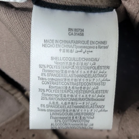 BCBGMaxAzria Faux Suede Jacket Moto Style Perforated Hi Lo Scalloped Front Hem - Picture 11 of 13